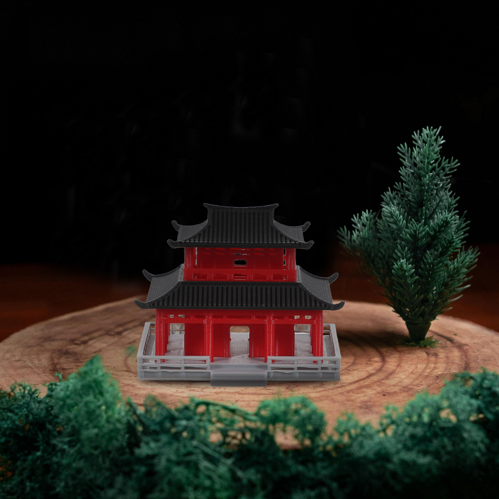 Black Red Ancient Chinese Pavi - Aquarium recension och pris