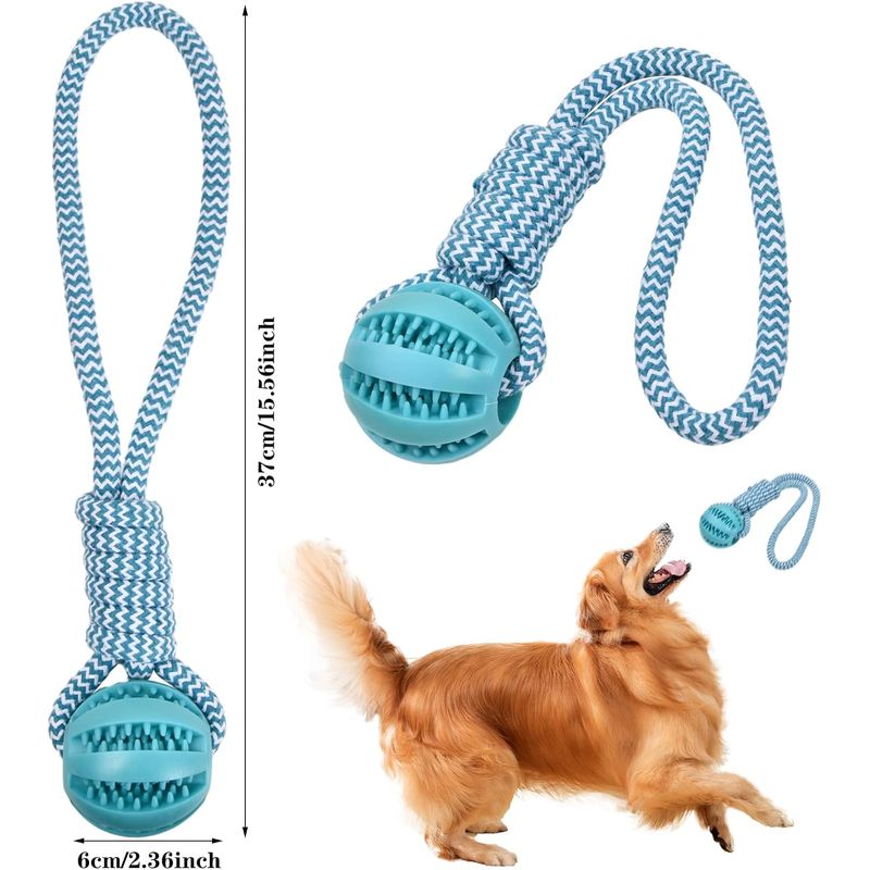 Volumoon Ball on Rope - Indest - Indestructible Dog Chew Toy recension och pris