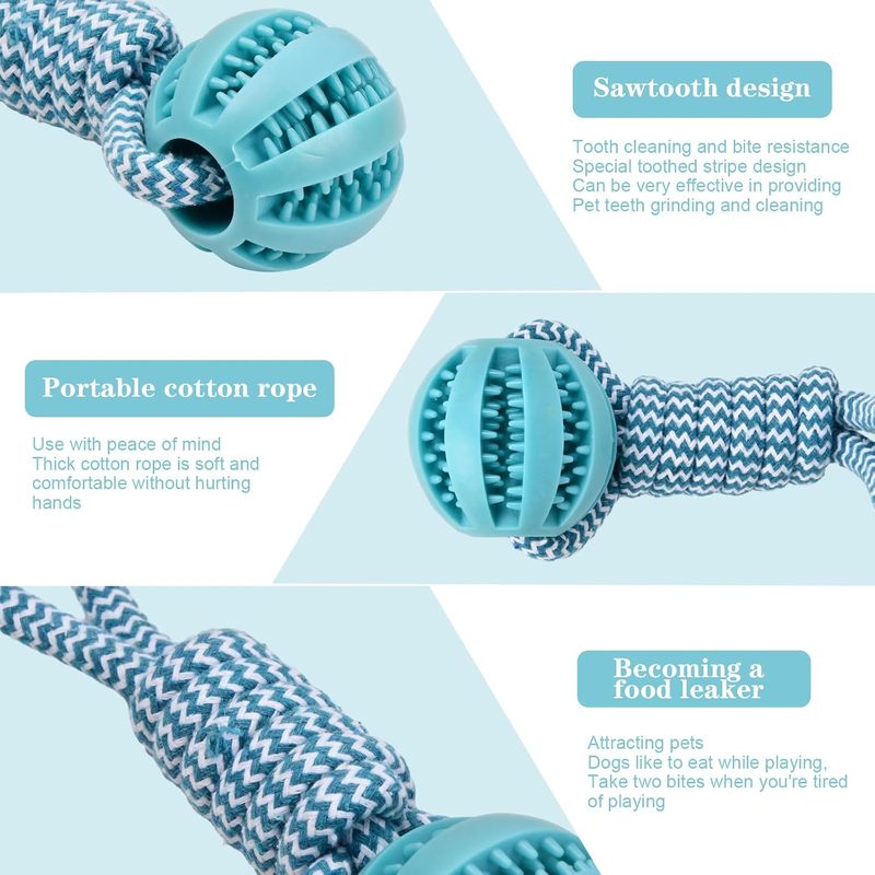 Volumoon Ball on Rope - Indest - Indestructible Dog Chew Toy recension och pris