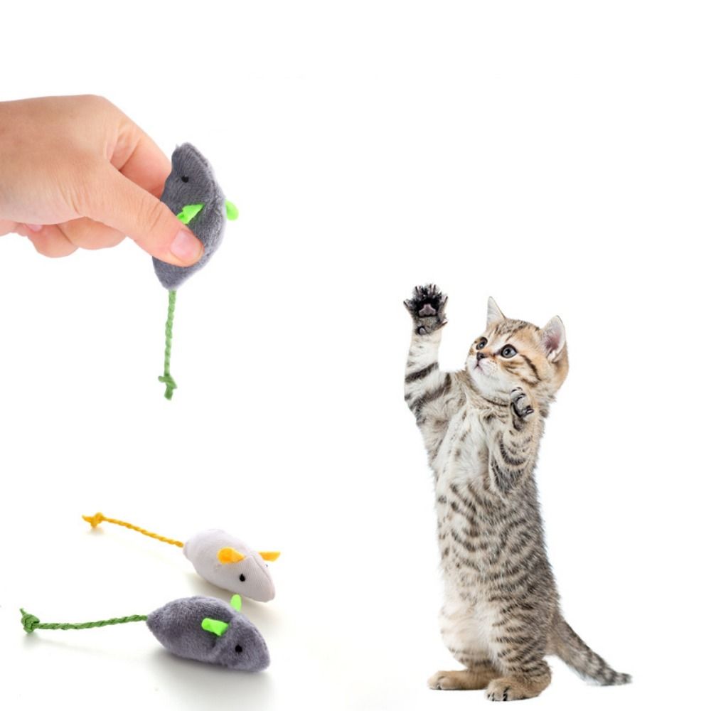 2pcs Funny Plush Soft Interact - Catnip Interactive Plush Mouse recension och pris