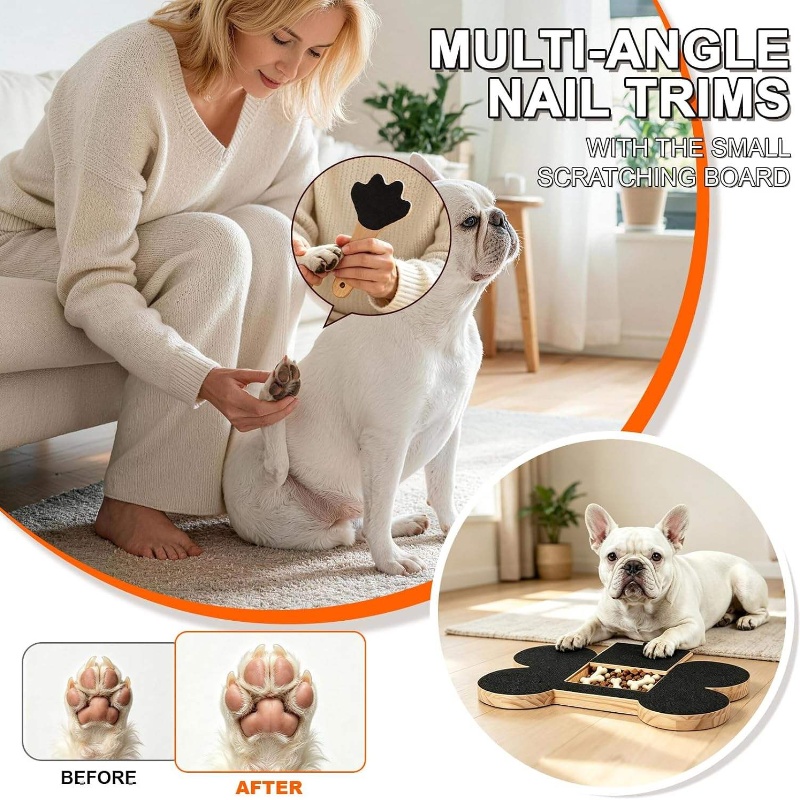 Wooden Pet Scratching Board fo - Suction Cup Dog Tug Toy recension och pris
