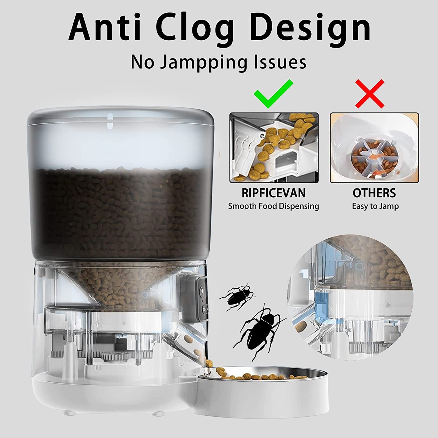 Pet Automatic Feeder 4L Smart  - Pet Feeders recension och pris