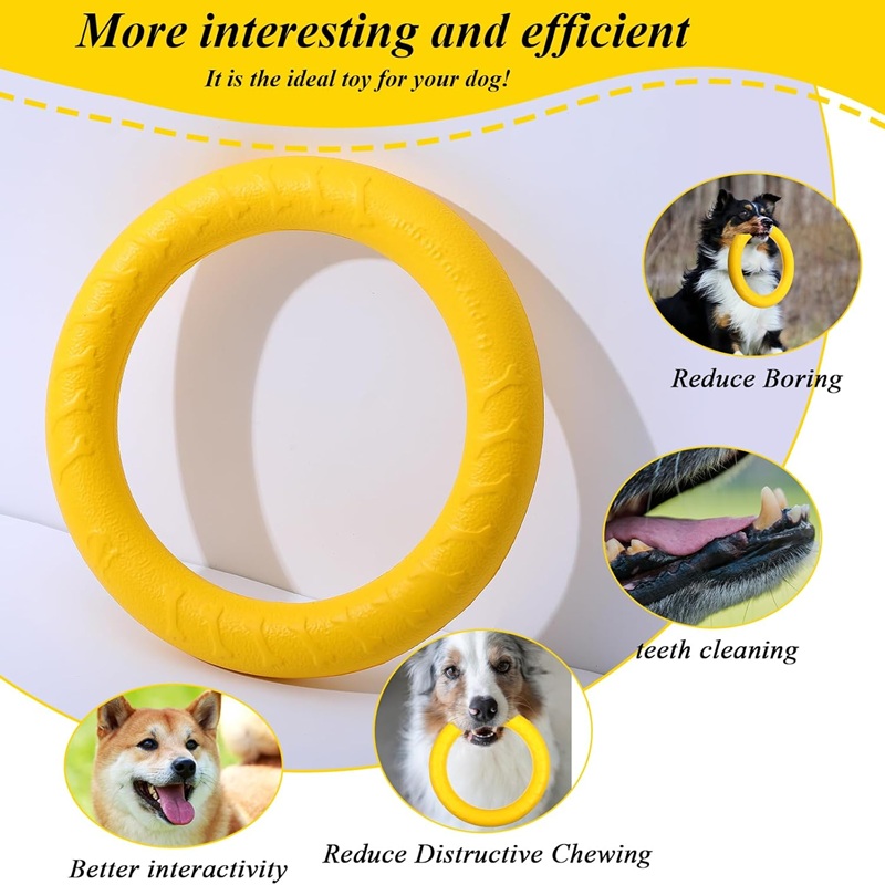Dog Toys Pet Flying Discs EVA  - Flying Disc Dog Training Toy recension och pris