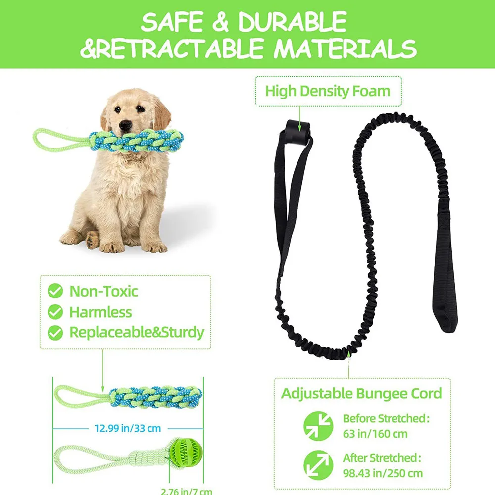 Interactive Dog Toy Tug of War - Suction Cup Dog Tug Toy recension och pris