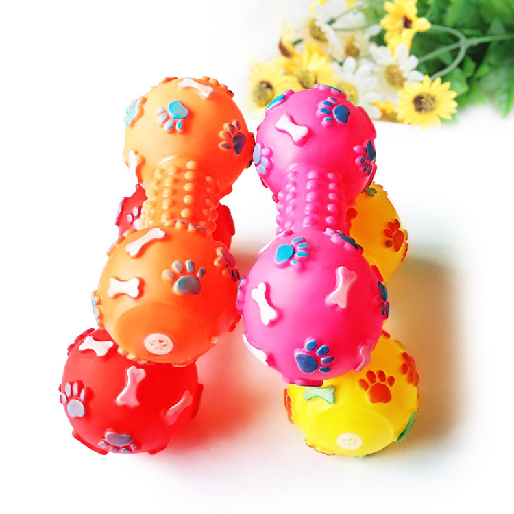 New Pet Dog Squeaky Toy - Dumb - Teeth Cleaning Dog Chew Bone recension och pris