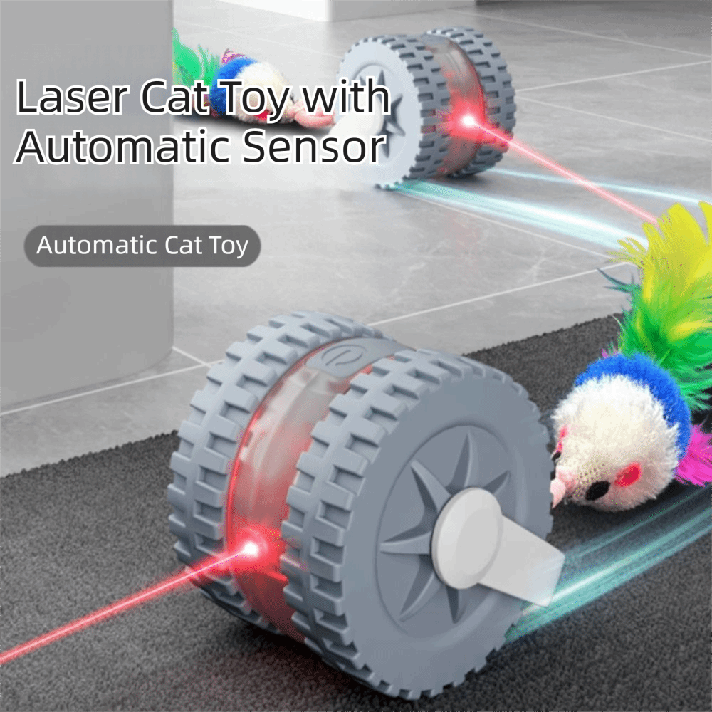 With Mouse Tail Infrared Laser - Laser Pointer Cat Toy Automatic recension och pris